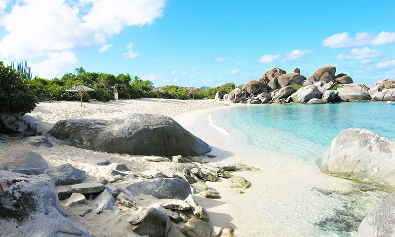 Clearest beaches British Virgin islands