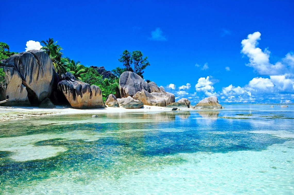 Clearest beaches Seychelles