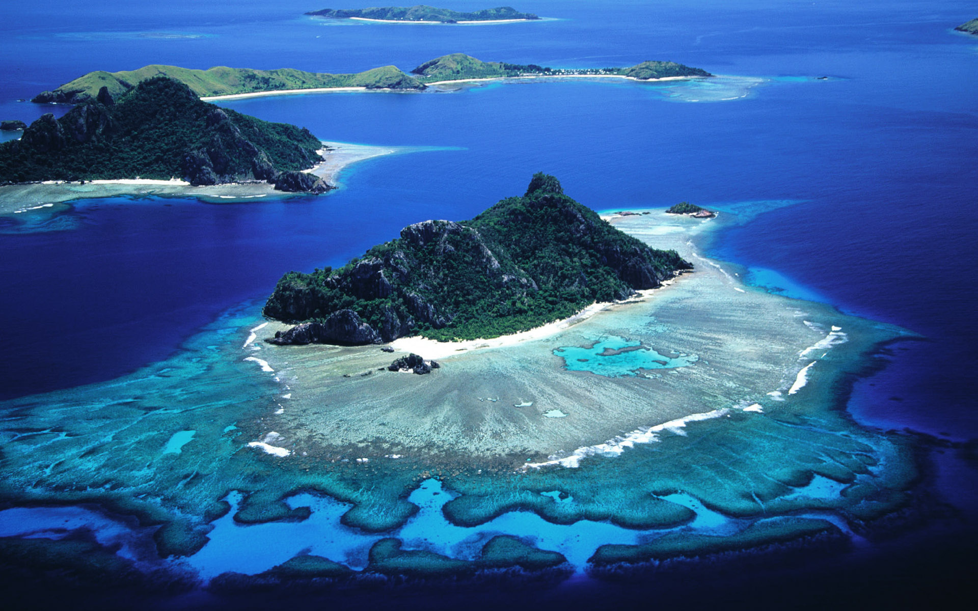 Monukiri and Monu Islands. Fiji Islands